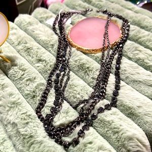 Ann Taylor Black Necklace
